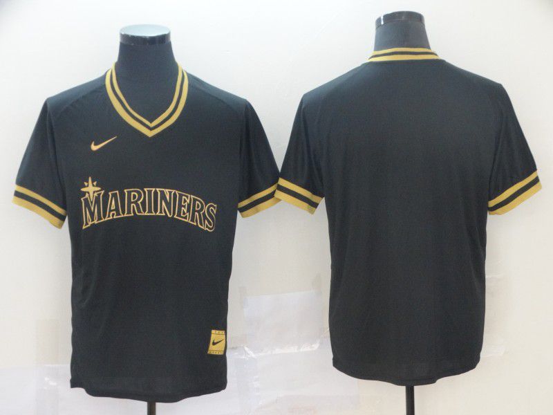 Men Seattle Mariners Blank Black Game 2021 Nike MLB Jersey->seattle mariners->MLB Jersey